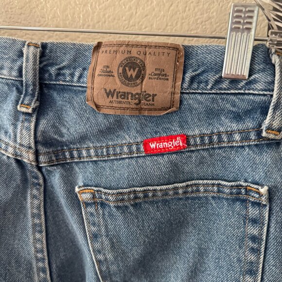 Vintage Perfectly Worn-In Wrangler Straight Cut Jeans Size 30x30 - Picture 7 of 8